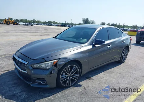 2015 Infiniti Q50 Sport from USA, damaged, VIN JN1BV7AP3FM348605